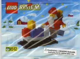 Set LEGO Town 1807 Santa Claus and Sleigh