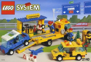 Set LEGO Town 2140 Roadside Recovery Van and Tow Truck