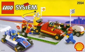 Set LEGO Town 2554 Formula 1 Pit Stop