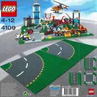Set LEGO Town 4109 Road Plates, Curved