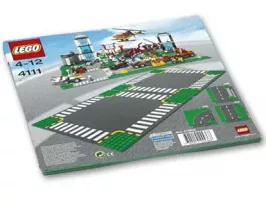 Set LEGO Town 4111 Road Plates, Cross