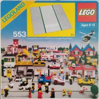 Set LEGO Town 553 Road Plates, Straight