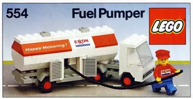 Set LEGO Town 554 Fuel Pumper