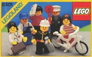 Set LEGO Town 6301 Town Mini-Figures