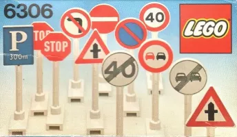Set LEGO Town 6306 Road Signs