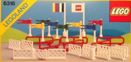 Set LEGO Town 6316 Flags and Fences