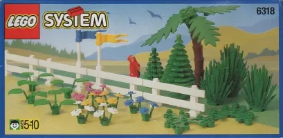 Set LEGO Town 6318 Flowers, Trees and Fences