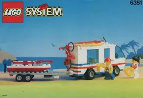 Set LEGO Town 6351 Surf N' Sail Camper