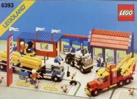 Set LEGO Town 6393 Big Rig Truck Stop