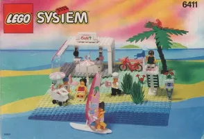 Set LEGO Town 6411 Sand Dollar Café