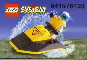 Set LEGO Town 6415 Res-Q Jet-Ski