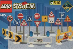 Set LEGO Town 6427 Road Signs