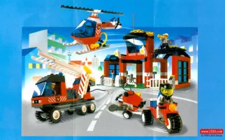 Set LEGO Town 6478 Fire Fighters' HQ
