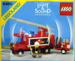 Set LEGO Town 6480 Hook and Ladder Truck