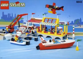 Set LEGO Town 6543 Sail N' Fly Marina