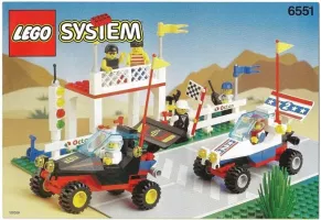 Set LEGO Town 6551 Checkered Flag 500