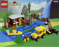 Set LEGO Town 6552 Rocky River Retreat