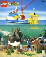 Set LEGO Town 6558 Shark Cage Cove