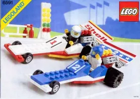 Set LEGO Town 6591 Nitro-Dragsters