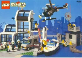 Set LEGO Town 6598 Metro PD Station