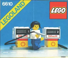 Set LEGO Town 6610 Gas Pumps