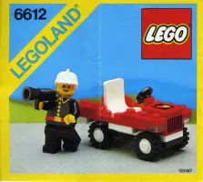 Set LEGO Town 6612 Fire Chief's Car