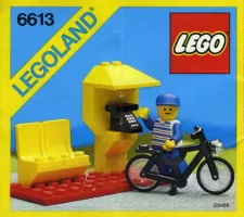 Set LEGO Town 6613 Telephone Booth