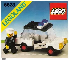Set LEGO Town 6623 Police Car