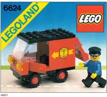 Set LEGO Town 6624 Delivery Van