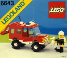 Set LEGO Town 6643 Fire Chief's Truck