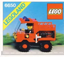 Set LEGO Town 6650 Fire and Rescue Van