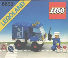Set LEGO Town 6653 Highway Maintenance Truck