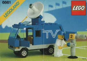 Set LEGO Town 6661 Mobile TV Studio