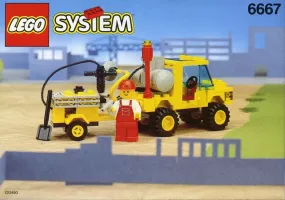 Set LEGO Town 6667 Pothole Patcher
