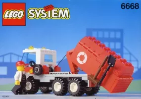 Set LEGO Town 6668 Recycle Truck
