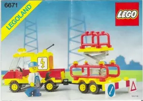Set LEGO Town 6671 Utility Repair Lift