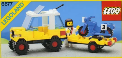 Set LEGO Town 6677 Motocross Racing