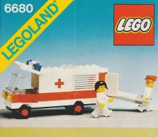 Set LEGO Town 6680 Ambulance