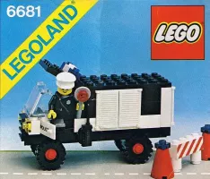 Set LEGO Town 6681 Police Van