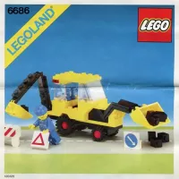 Set LEGO Town 6686 Backhoe