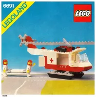 Set LEGO Town 6691 Red Cross Helicopter