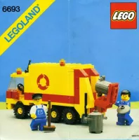 Set LEGO Town 6693 Refuse Collection Truck