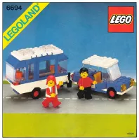 Set LEGO Town 6694 Car with Camper
