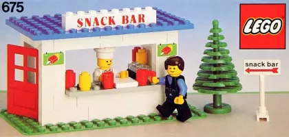 Set LEGO Town 675 Snack Bar