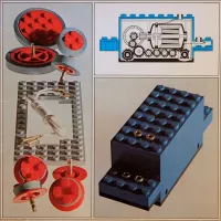 Set  LEGO Trains 100 4.5V Motor with Wheels (Small Version)