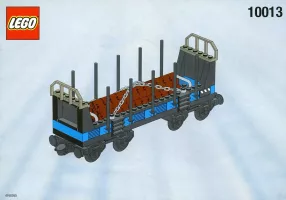 Set LEGO Trains 10013 Open Freight Wagon