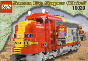 Set LEGO Trains 10020 Santa Fe Super Chief (limited edition version)