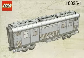 Set LEGO Trains 10025 Santa Fe Cars - Set I