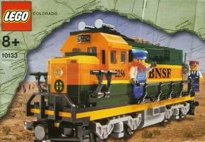 Set LEGO Trains 10133 Burlington Northern Santa Fe (BNSF) Locomotive