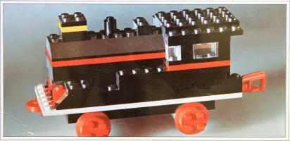 Set LEGO Trains 117 Locomotive without Motor